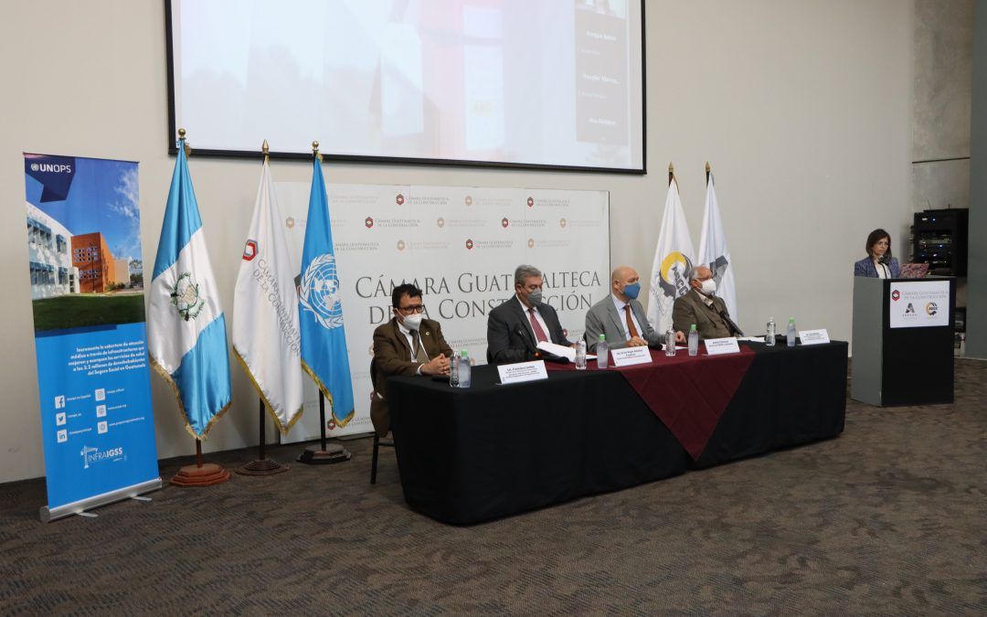 Cámara Guatemalteca de la Construcción y UNOPS firman convenio de cooperación