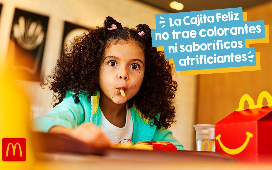 La Cajita Feliz de McDonald’s  no tiene colorantes ni saborizantes artificiales