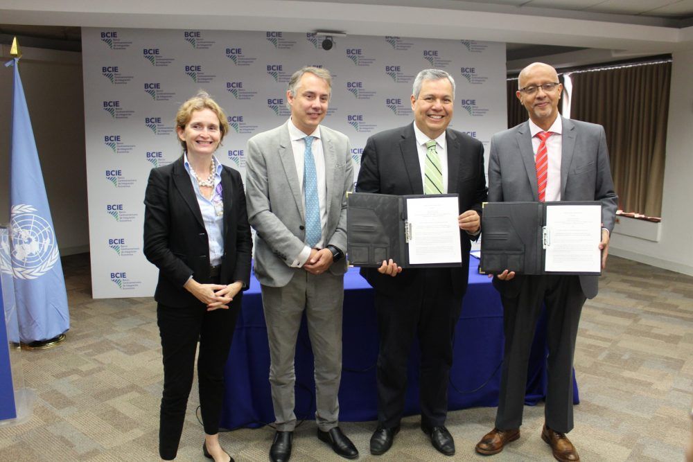 BCIE y Naciones Unidas firman un acuerdo para impulsar el desarrollo sostenible de la región