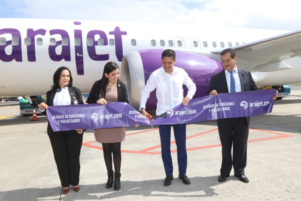 Da inicio las operaciones de Arajet en Guatemala