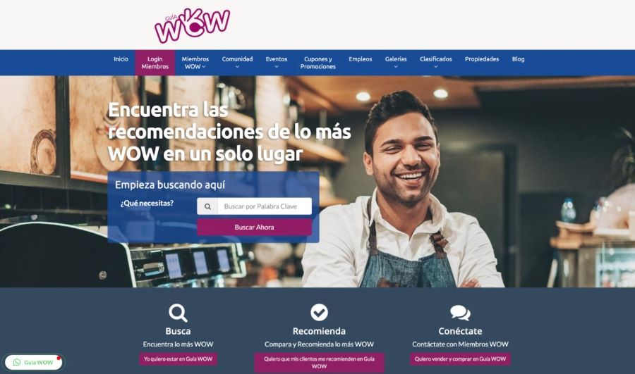 Lanzan WOW la guía con el directorio comercial que reúne lo mejor de Guatemala