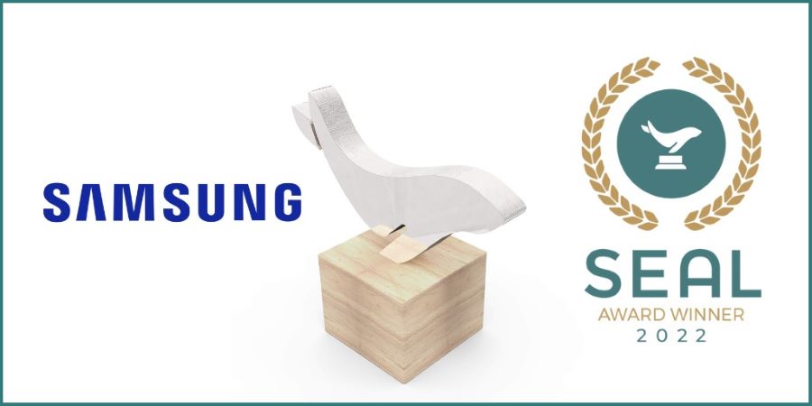 Samsung recibe el premio SEAL de Sostenibilidad Empresarial 2022