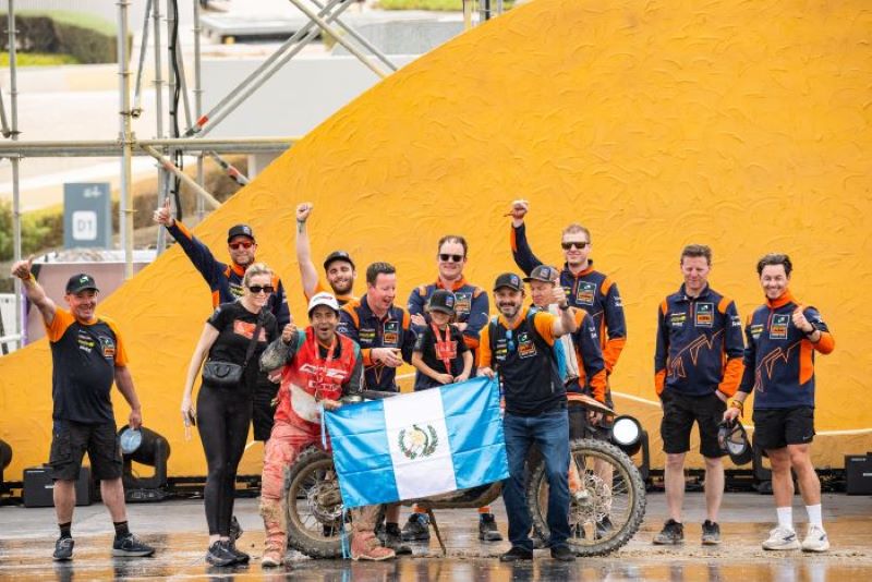 Francisco Arredondo se posicionó en la 58° de la general poniendo en alto la bandera de Guatemala