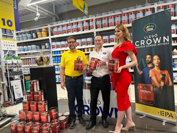 Llegó a EPA Crown la pintura que es la «Corona de Corona»