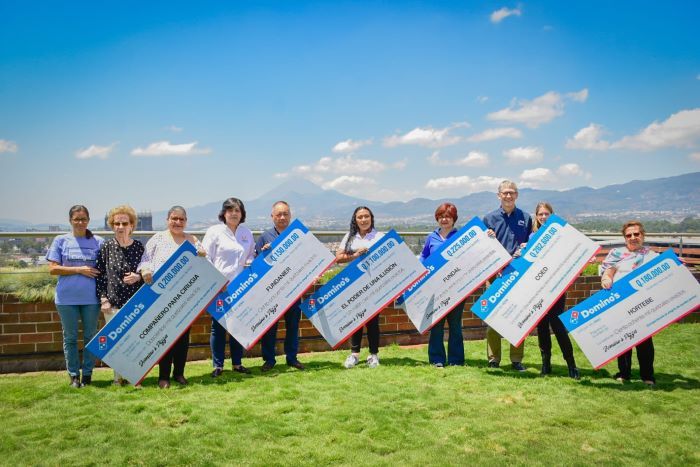Domino’s Guatemala vuelve a apoyar a fundaciones del país con un importante donativo de más de Q2 millones