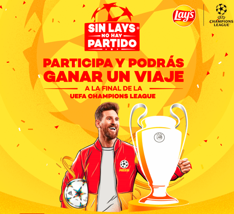La experiencia de la UEFA Champions League se vive mejor con Lay’s, porque “Sin Lay’s no hay partido”