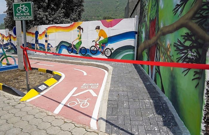 Inauguran el primer tramo de Biciruta 502 en el municipio de Jocotenango