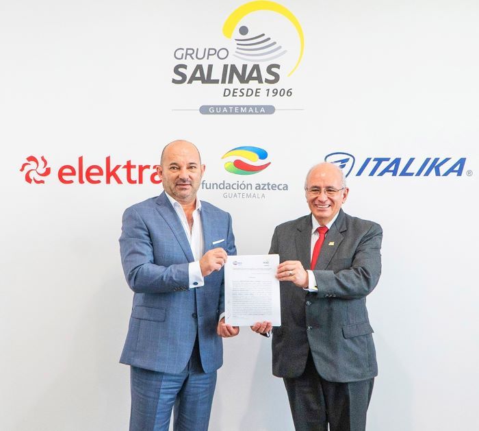 Grupo Salinas Guatemala firma una alianza con UNIPRO