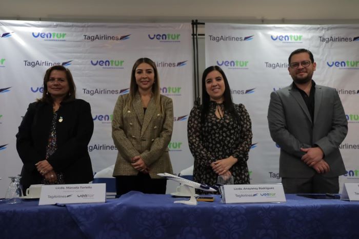 TagAirlines y Ventur Travel fortalecen alianza en favor del turismo