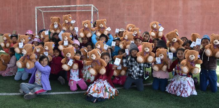 Más 150 Niños de la organización Semillas de Fe de Quetzaltenango, inician con alegría el año