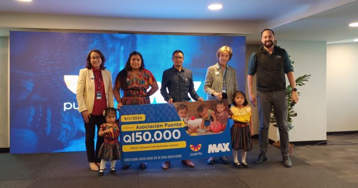 MAX y Fundación Puente iluminarán el futuro de la niñez Guatemalteca