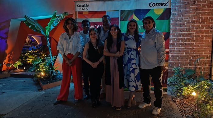 Comex da a conocer sus nuevas tendencias de color en el marco del Red Space Guatemala