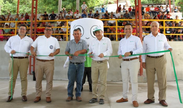 GrandBay Painsa inaugura un polideportivo renovado en Agua Caliente, Rio Hondo