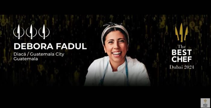 Tres chefs guatemaltecos fueron nominados en The Best Chef Awards en Dubai 2024