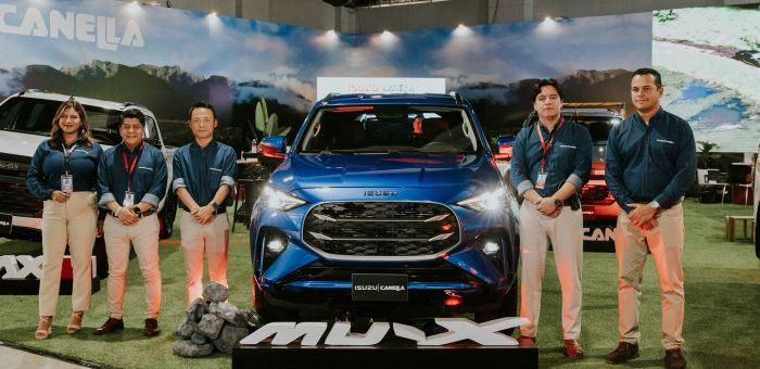 Canella presenta la nueva ISUZU MU-X en el Auto Show Guatemala