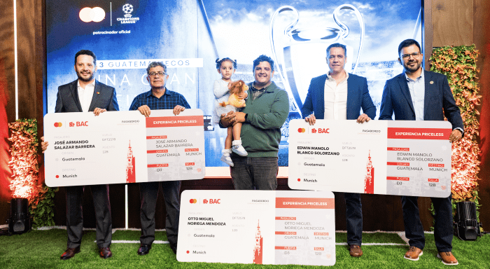 Mastercard y BAC premia a sus clientes con un viaje exclusivo a la UEFA Champions League 2025
