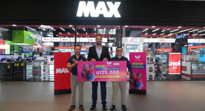 Max y Fundación Puente, recaudan Q.125,000 en beneficio de más de 5 mil personas