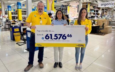 Hábitat para la Humanidad Guatemala es beneficiada con Q61,500 para becas