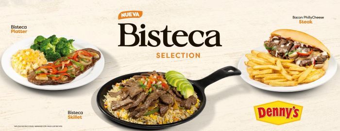 Denny’s nos sorprende con sus nuevos sabores Bisteca Seletion