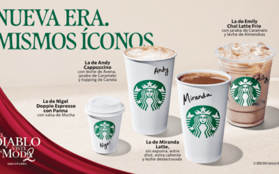 Starbucks presenta una nueva colección de bebidas inspirada en los personajes de “Devil Wears Prada 2”