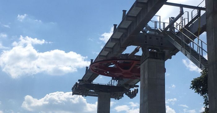 AeroMetro avanza en su construcción con nueva fase electromecánica en Plaza Españ