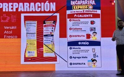 Ahora preparar Incaparina toma solo 2 minutos con la nueva presentación