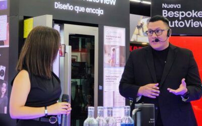 Samsung lanza en MAX un refrigerador que ilumina su interior al acercarte